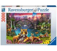 Puzzle Ravensburger Tigri in Paradiso 3000 pezzi