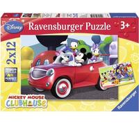 Puzzle Mickey Mouse e Amici 2x12 Pezzi