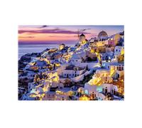 PUZZLE RAVENSBURGER Tramonto a Santorini - 1500 Pezzi in Cartone per 10+ - Tema: Santorini
