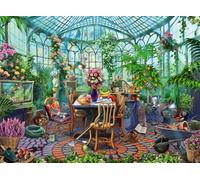 Ravensburger Greenhouse Mornings 12000207 - Puzzle da 500 pezzi per adulti, real