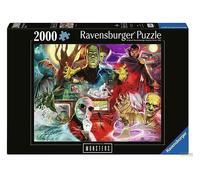PUZZLE RAVENSBURGER Universal Monsters - 2000 Pezzi in Cartone per 14+ - Tema: Fantasia