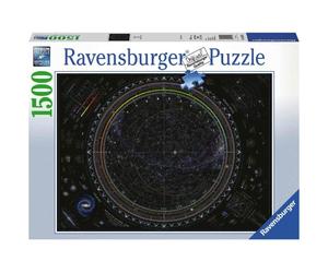 PUZZLE ravensburger UNIVERSO softclick 1500 PEZZI map of the universe 80 X 60 CM