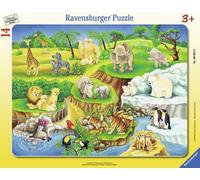 Puzzle Ravensburger visita allo zoo 14 pezzi