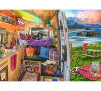 Puzzle Ravensburger Vista dal Caravan XXL 500 Pezzi