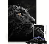 Puzzle ravvicinati di Black Panther per adulti, 1000 pezzi, per migliorare la concentrazione, divertimento senza stress, ad incastro, perfetti per Natale (50x75cm)