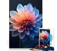 Puzzle realistico con fiori, 1000 pezzi, per adulti, gioco di logica, calma e relax, taglio preciso, oggetto dei desideri di Babbo Natale (50x75cm)