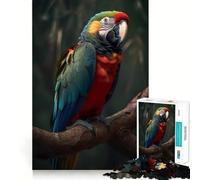 Puzzle realistico con pappagallo a trespolo, 1000 pezzi, per adulti e ragazzi, rompicapo rilassante, attività artistica da assemblare, regalo premuroso (38x52cm)