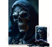 Puzzle Reaper Skeleton Selfie per adolescenti, 1000 pezzi, stimola la memoria, rilassante, taglio liscio, regalo elegante (38x26cm)