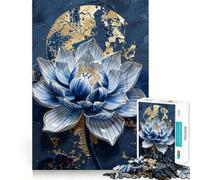 Puzzle Reborn in porcellana a forma di loto, difficile da realizzare, per adulti, 1000 pezzi, gioco di logica, attività domestica, taglio netto, regalo adorabile (50x75cm)