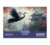Puzzle Red Crowned Crane A 1000 Pezzi Per Adulti,Traditional Architecture Gioco Diabilità Impossibile Gioco Intellettivo Familiare Regali Di Festa 70x50cm/1000pcs