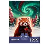 Puzzle Red Panda 1000 Pezzi Per Adulti E Ragazzi, Puzzle Con Swirling Nebula, Difficile Sfida, Idea Regalo 38x26cm/1000pcs