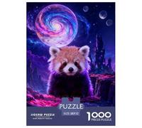 Puzzle Red Panda 1000 Pezzi Per Adulti E Ragazzi, Puzzles Con Nebula, Sfida Mentale E Gioco Complesso, Idea Regalo 52x38cm/1000pcs