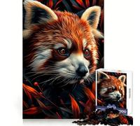 Puzzle "Red Panda My Funny Friend" per ragazzi, 1000 pezzi, con immagini nitide e divertenti, ideale per decorare la parete (38x26cm)