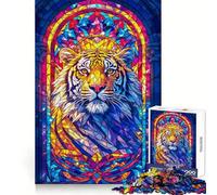 Puzzle Regal Tiger da 1000 pezzi per ragazzi, ideale per migliorare la memoria, per un relax informale, con bordi precisi e un design elegante (38x26cm)
