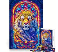 Puzzle Regal Tiger, difficile, per adulti, 1000 pezzi, gioco di logica fine, divertente e rilassante, bordi precisi, regalo pensato (38x52cm)