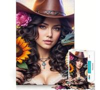 Puzzle "Regno dei Girasoli" per adolescenti, 1000 pezzi, gioco per allenare la mente, attività per la casa, taglio di precisione, decorazione murale 38x26cm