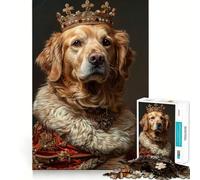 Puzzle "Regno del Royal Retriever" per adulti, 1000 pezzi, stimolante per la mente, rilassante, con bordi precisi, pezzo da collezione (50x75cm)