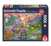 Puzzle Regno incantato del drago - 1000 pz - Schmidt 58966