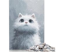 Puzzle Relax Challenge di Snowy Whisker Wonders, puzzle di cartone di alta qualità per bambini adulti, regali di Natale 1000 pezzi (26x38 cm)