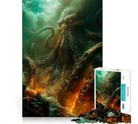 Puzzle Release The Kraken da 1000 pezzi per adolescenti: rafforza la memoria, divertimento rilassante, bordi di qualità, (38x26cm)