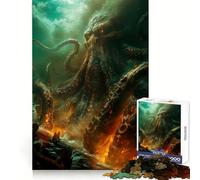 Puzzle "Release The Kraken" da 1000 pezzi per adulti e ragazzi, gioco di logica, casa, divertimento, taglio di qualità, regalo classico (50x75cm)