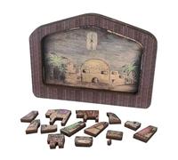 Puzzle Religiosi In Legno Per Adulti,Puzzle Presepe In Legno, Puzzle del presepe, I puzzle religiosi sulla decorazione d'interni migliorano la concentrazione e la pazienza