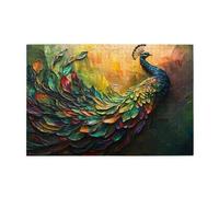 Puzzle retrò 5000 Pezzi Pavone Adulti, Puzzle di Legno da Principiante, Giochi Divertenti di Intrattenimento in Famiglia, DIY Creativi Hobby Adulti Uomo/Donna Regalo, Decorazione Casa Regalo 1T-631