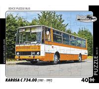 Puzzle RETRO-AUTA autobus Karosa C 734.00 (1981-1997), 40 pezzi
