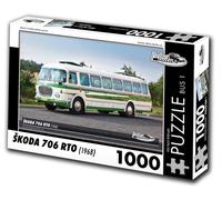 Puzzle RETRO-AUTA: autobus ŠKODA 706 RTO (1968) - 1000 pezzi