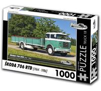 Puzzle RETRO-AUTA camion ŠKODA 706 RTD (1964-1986) - 1000 pezzi