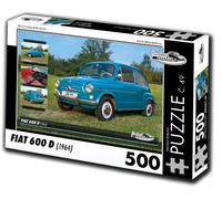 Retro cars - Puzzle Fiat 600 D (1964) - 500 Pezzi