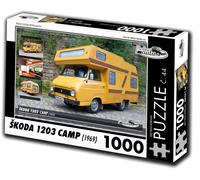 Puzzle RETRO-AUTA ŠKODA 1203 Camp (1969) - 1000 pezzi
