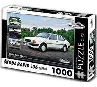 Puzzle RETRO-AUTA Škoda Rapid 136 (1988) - 1000 pezzi