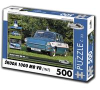 Puzzle Retro-auto Škoda 1000 MB VB (1967) 500 pezzi
