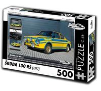 puzzle retro-auto škoda 130 rs 500 pezzi