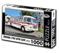 Puzzle Retro-auto Škoda 706 RTO LUX autobus 1000 pezzi