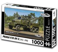 Puzzle Retro-auto TRUCK n. 7 PRAGA V3S AV-3 1000 pezzi