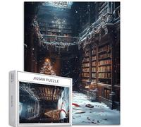 Puzzle retrò da 1000 pezzi di farmacia natalizia per adulti Fantasy Atmosfera Art puzzle colorato fai da te per la decorazione della casa regali puzzle famiglia perfetto per serate di gioco 50 × 70 cm