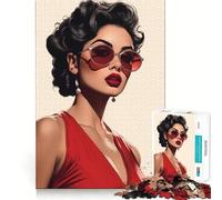 Puzzle retrò giapponese da 1000 pezzi per adulti, ideale per migliorare la memoria, rilassare la mente, con bordi netti e un design elegante (38x52cm)