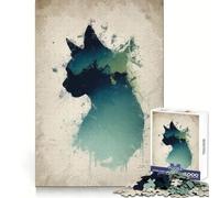 Puzzle Retro Kitty Pop per adolescenti, 1000 pezzi, stimola la memoria, rilassante, taglio preciso, regalo elegante (38x52cm)
