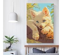 Puzzle rettangolare di carta con corvo nella nebbia, per bambini adulti, 1000 pezzi (75x50 cm)