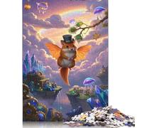 Puzzle rettangolare di carta con scoiattolo volante, per regali per bambini adulti, 1000 pezzi (38x26 cm)