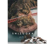 Puzzle rettangolare di carta per famiglie con stazione ferroviaria di Shizuoka, per bambini e adulti dai 12 anni in su, regalo di compleanno, 1000 pezzi (75x50 cm)