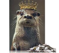 Puzzle rettangolare in carta con corona pastello di Otter, per bambini e adulti dai 12 anni in su, regalo di compleanno, 1000 pezzi (26x38 cm)