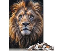 Puzzle Rettangolare "La Maestà del Re", 100% in Cartone Riciclato, per Bambini Adulti, Regali di Natale, 1000 Pezzi (75x50 cm)