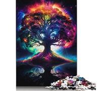 Puzzle rettangolari dell'Albero della Vita Cosmico Unity, regalo per bambini dai 12 anni in su, 1500 pezzi (85x57 cm)