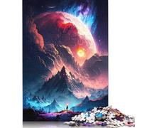 Puzzle rettangolari di paesaggio onirico cosmico, regalo per bambini dai 12 anni in su, 1500 pezzi (85x57 cm)