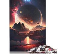 Puzzle rettangolari in carta del lago di montagna di Jupiter, regalo per bambini dai 12 anni in su, 1000 pezzi (75x50 cm)