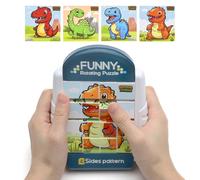 Puzzle reversibile 16 pezzi Adatto per i viaggi di genitori e figli puzzle bambini Adatto per bambini di età superiore ai 3 anni giochi da viaggio