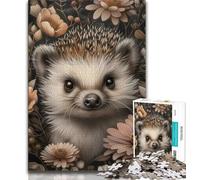 Puzzle Riccio 1000 pezzi per adulti, gioco per famiglie antistress, sfida difficile, ottimi regali e giocattoli 50x75cm